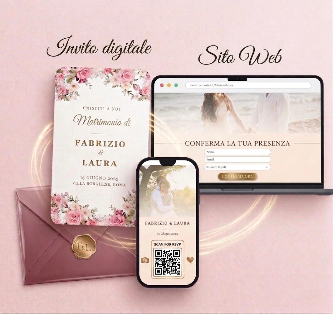 Sito Nozze + Invito Digitale